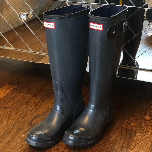 hunter rain boots with zipper